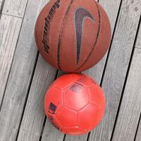 Palla da basket e calcio