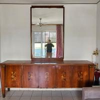 Mobile credenza in legno Palissandro con specchio