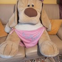 Maxi cane di peluches