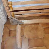 Rete letto con doghe una piazza e mezzo