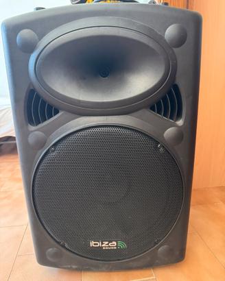 Cassa altoparlante Bluetooth ibiza sound batteria