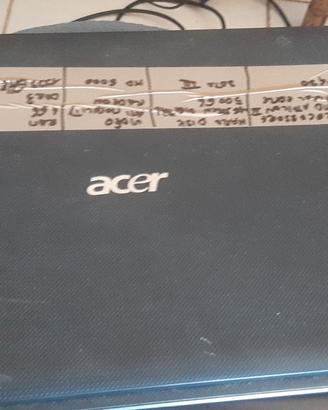 pc portatile ACER mod Asoire 5552 series