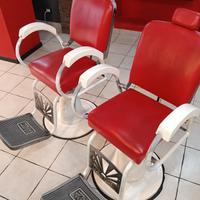 coppia poltrone da barbiere 
