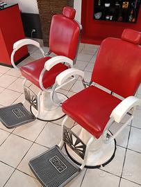 coppia poltrone da barbiere 