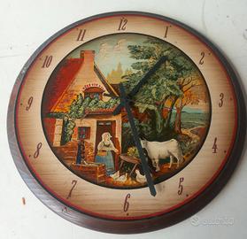 orologio legno 