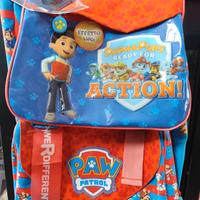 Zaino borsa scuola personaggi Paw Patrol con orolo