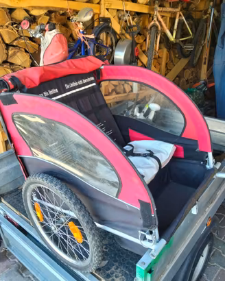 carrello appendice per trasporto di 02 bambini