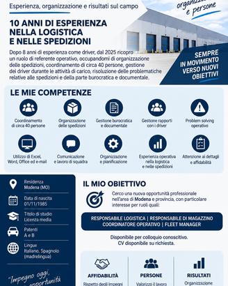 Referente operativo logistica