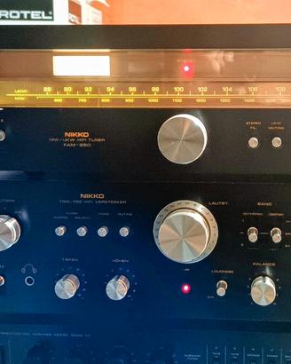 AMPLIFICATORE NIKKO TRM 750 + RADIO NIKKO FAM 650