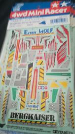 Mini 4WD Tamiya Stickers vari
