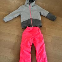 Completo sci bambina 8 anni 125-132 cm