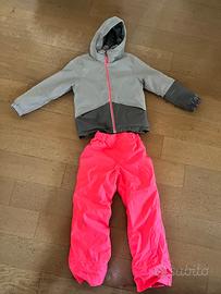 Completo sci bambina 8 anni 125-132 cm