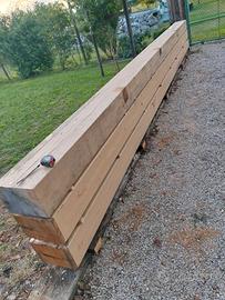 Travi in legno lamellare Sez. B20x28H L=618cm