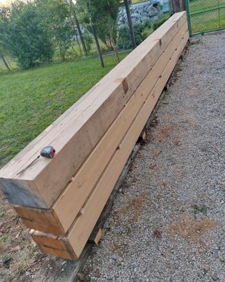 Travi in legno lamellare Sez. B20x28H L=618cm