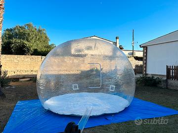 Bubble tend, Glamping, bolla gonfiabile