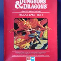 "Dungeons & Dragons" set 1 - 1^ ed. italiana E.G