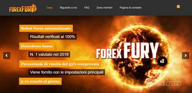 Licenza ORO Forex Fury broker di trading MT4 MT5
