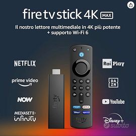 Amazon Fire TV Stick 4K Max con telecomando vocale