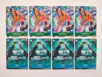 Lotto One Piece Promo - Jimbe x4, Bartolomeo x4