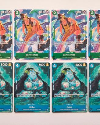 Lotto One Piece Promo - Jimbe x4, Bartolomeo x4