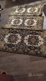 tris tappeti camera da letto 