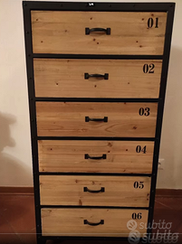 Cassettiera in legno  Maison du Monde