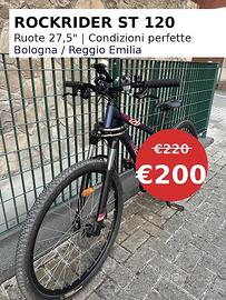 Mountain Bike Rockrider ST120, Condizioni perfette
