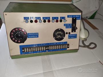 consolle telefonica vintage - apparato telefonico 