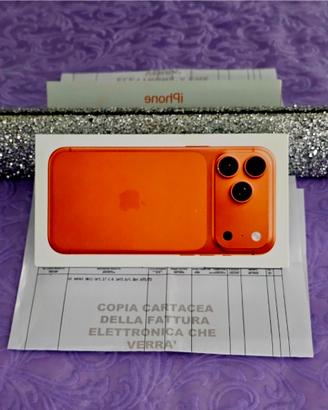 iPhone 17 pro max 256GB Nuovo (fattura) cosmic o