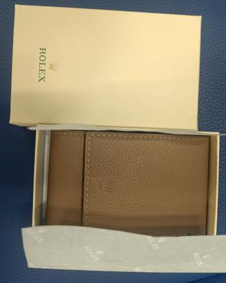 Porta orologio Rolex pelle