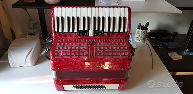 Fisarmonica Roling’s 48 bassi rossa
