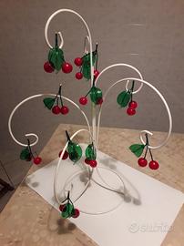 Albero decorativo ciliegie Murano