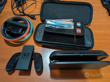 Nintendo switch 2 + giochi e accessori 