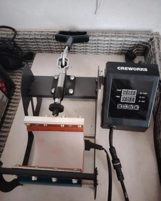 macchina per sublimazione ceramica vetro alluminio