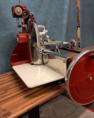 affettatrice a volano vintage marca national