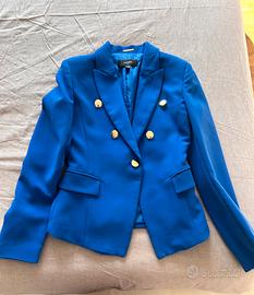 Blazer Mango blu elettrico elegante