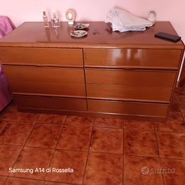 cassettiera con specchio
