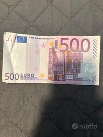 Banconota da 500 e serie x duisberg 2002