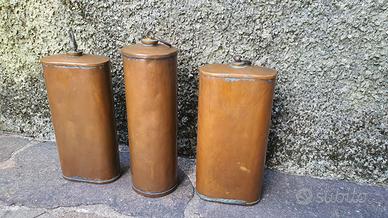 Tris scaldaletto d'epoca in rame - Boule vintage