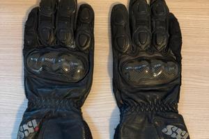 Guanti moto mezza stagione in pelle IXS taglia XL