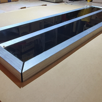 Cover top coperchio acquario Terrario Teca led