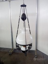 Lumiera antica da appendere al soffitto anni 30