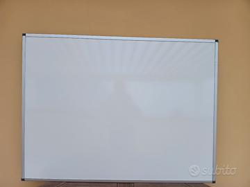 Lavagna bianca magnetica cancellabile 120x90 cm