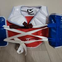 Abbigliamento completo taekwondo bambino 130cm