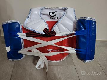 Abbigliamento completo taekwondo bambino 130cm