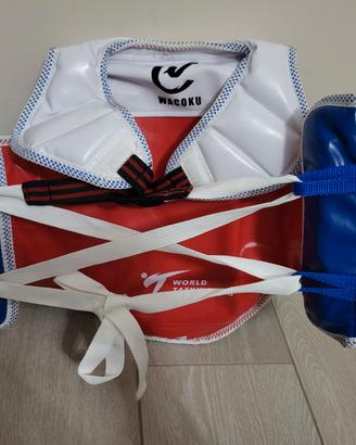 Abbigliamento completo taekwondo bambino 130cm