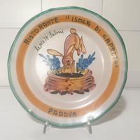 Piatto Buon Ricordo Ristorante "Isola di Caprera"