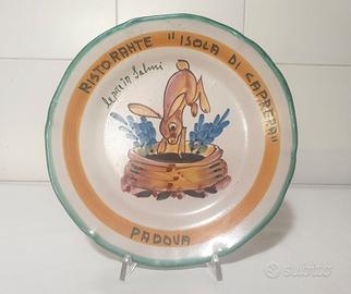 Piatto Buon Ricordo Ristorante "Isola di Caprera"