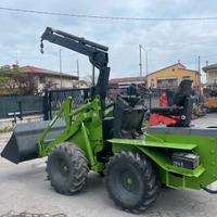 P117 Minipala 35 q.li snodata con gru e pala