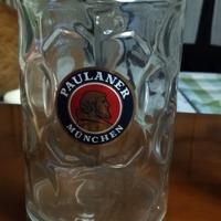 bicchieri da birra grandi Paulaner 